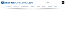 Tablet Screenshot of deepsea.com